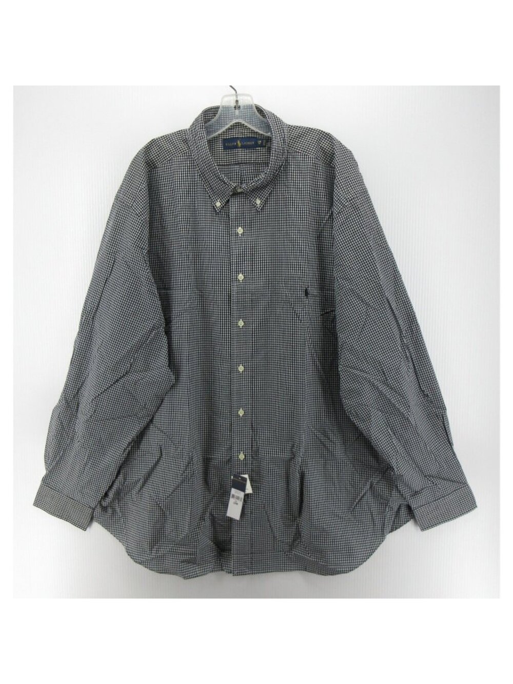 Ralph Lauren Shirt 3XB Big Gingham Check Button Down Classic Woven